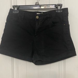 Black stretchy shorts